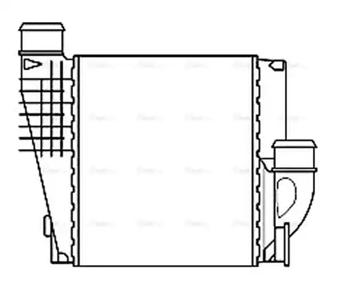 интеркулер (охладител за въздуха на турбината) AVA QUALITY COOLING PEA4385