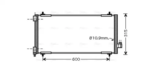 кондензатор, климатизация AVA QUALITY COOLING PEA5301