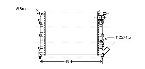 воден радиатор AVA QUALITY COOLING RT2132