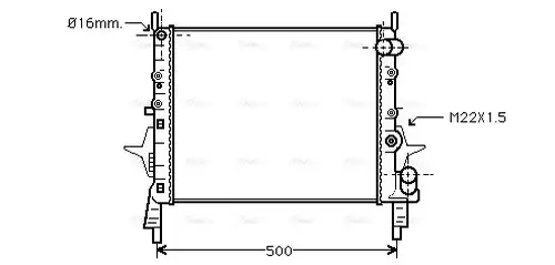 воден радиатор AVA QUALITY COOLING RT2158