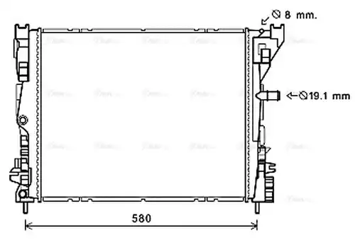 воден радиатор AVA QUALITY COOLING RT2608