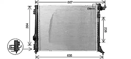 воден радиатор AVA QUALITY COOLING RT2647