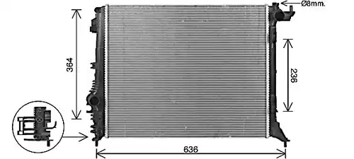 воден радиатор AVA QUALITY COOLING RT2648