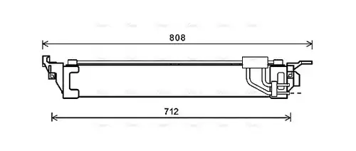 маслен радиатор, автоматична трансмисия AVA QUALITY COOLING RT3568