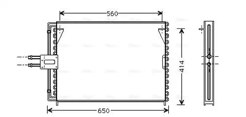 кондензатор, климатизация AVA QUALITY COOLING RT5189