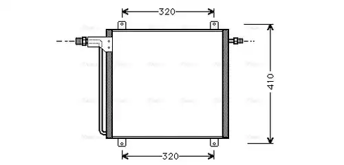 кондензатор, климатизация AVA QUALITY COOLING RT5200