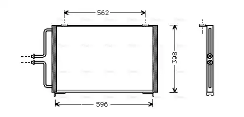 кондензатор, климатизация AVA QUALITY COOLING RT5236