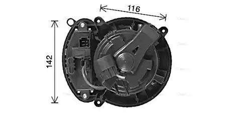 вентилатор вътрешно пространство AVA QUALITY COOLING RT8677