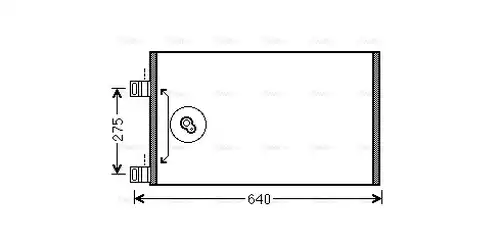 кондензатор, климатизация AVA QUALITY COOLING RTA5444