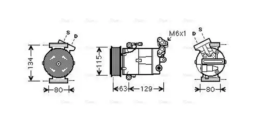 компресор за климатик AVA QUALITY COOLING RTAK384