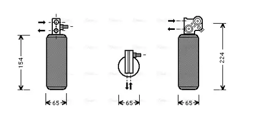 изсушител, климатизация AVA QUALITY COOLING RTD254