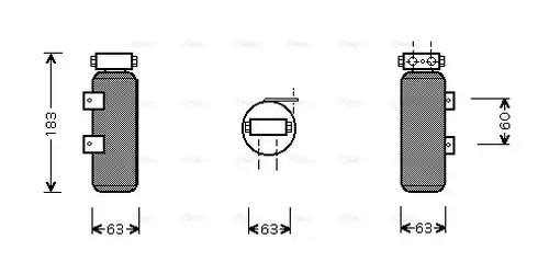 изсушител, климатизация AVA QUALITY COOLING RTD287