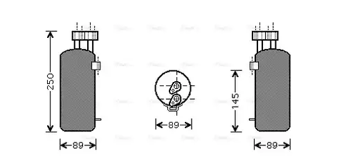 изсушител, климатизация AVA QUALITY COOLING RTD330