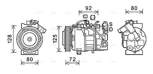 компресор за климатик AVA QUALITY COOLING RTK628