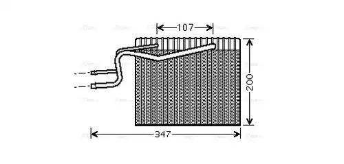 изпарител, климатична система AVA QUALITY COOLING RTV365