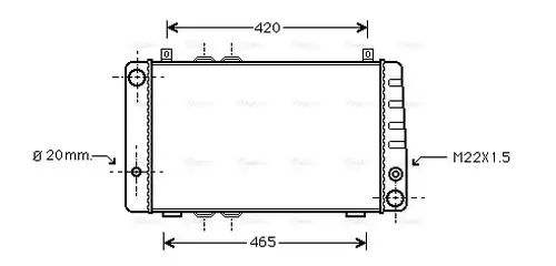 воден радиатор AVA QUALITY COOLING SA2002