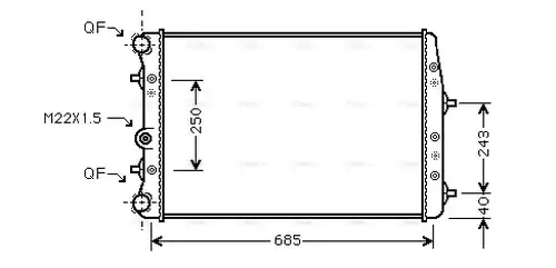 воден радиатор AVA QUALITY COOLING SAA2010