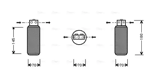 изсушител, климатизация AVA QUALITY COOLING SBD042