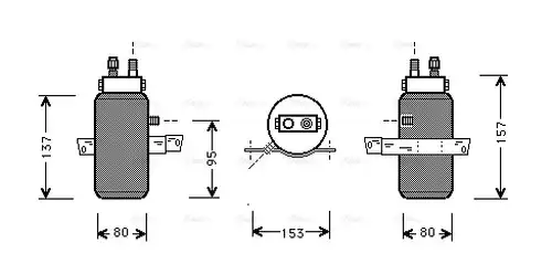 изсушител, климатизация AVA QUALITY COOLING SBD043