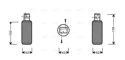 изсушител, климатизация AVA QUALITY COOLING SBD044