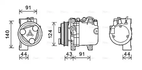 компресор за климатик AVA QUALITY COOLING SUK088