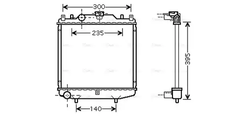 воден радиатор AVA QUALITY COOLING SZ2028