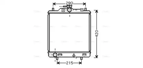 воден радиатор AVA QUALITY COOLING SZ2076