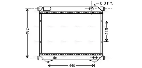 воден радиатор AVA QUALITY COOLING SZA2065