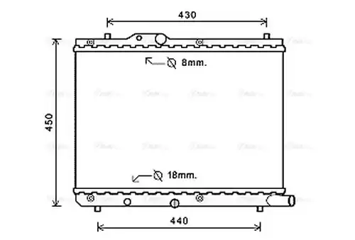 воден радиатор AVA QUALITY COOLING SZA2122