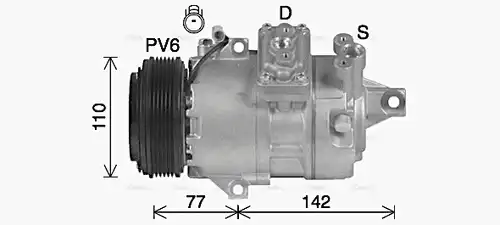 компресор за климатик AVA QUALITY COOLING SZAK156