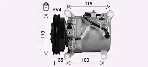 компресор за климатик AVA QUALITY COOLING SZAK164