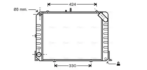 воден радиатор AVA QUALITY COOLING TO2139