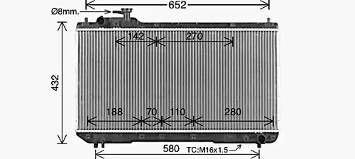 воден радиатор AVA QUALITY COOLING TO2297