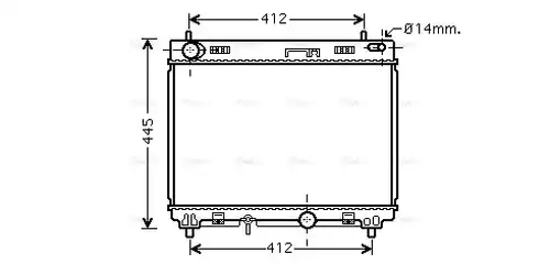 воден радиатор AVA QUALITY COOLING TO2358