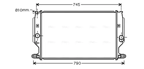 воден радиатор AVA QUALITY COOLING TO2402