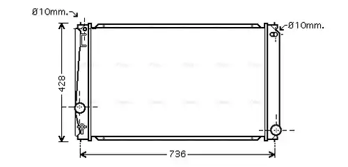 воден радиатор AVA QUALITY COOLING TO2419