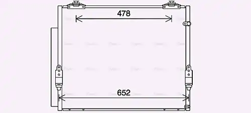 кондензатор, климатизация AVA QUALITY COOLING TO5730D