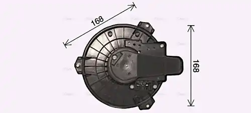 вентилатор вътрешно пространство AVA QUALITY COOLING TO8751