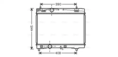 воден радиатор AVA QUALITY COOLING TOA2357