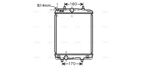 воден радиатор AVA QUALITY COOLING TOA2364