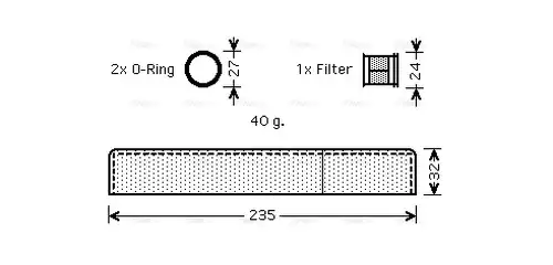 изсушител, климатизация AVA QUALITY COOLING TOD349