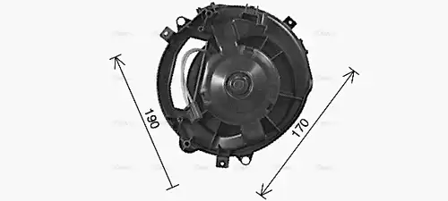 вентилатор вътрешно пространство AVA QUALITY COOLING VN8423