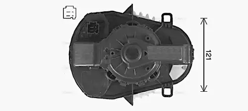 вентилатор вътрешно пространство AVA QUALITY COOLING VN8549