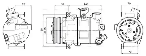 компресор за климатик AVA QUALITY COOLING VNAK341