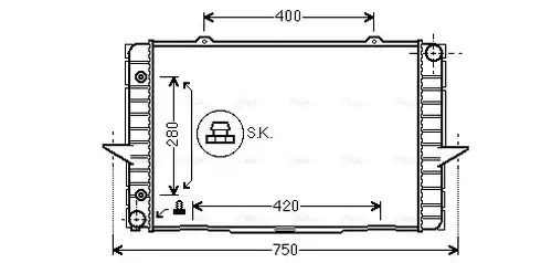 воден радиатор AVA QUALITY COOLING VO2064