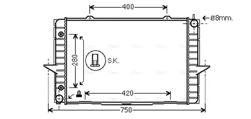 воден радиатор AVA QUALITY COOLING VO2118