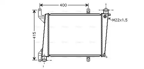 воден радиатор AVA QUALITY COOLING VO2127