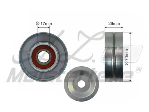 паразитна/ водеща ролка, пистов ремък A.Z. Meisterteile AZMT-20-031-1390