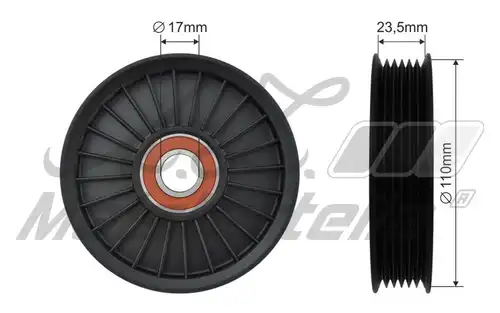 паразитна/ водеща ролка, пистов ремък A.Z. Meisterteile AZMT-20-031-2111