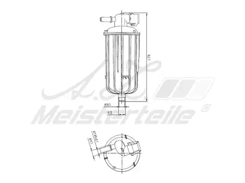 горивен филтър A.Z. Meisterteile AZMT-41-020-1408